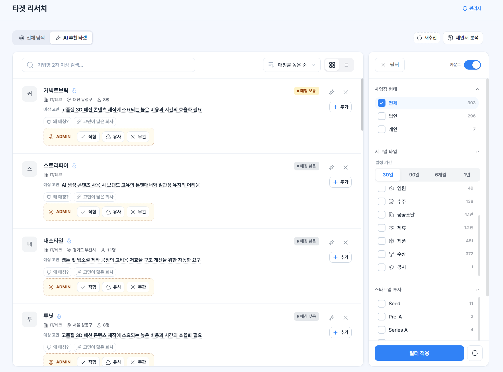 지식그래프 기반으로 데이터가 연결된 Fitsel 추천 인텔리전스